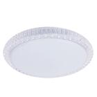 Plafon Led Acrilico Efeito Estrelado Slim Redondo 6000k