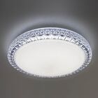 Plafon Led Acrílico Sagitta Sobrepor Redondo 24w Branco Frio