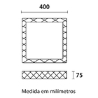 Plafon Led Blumenau Shine Liso De Sobrepor 24w Bivolt Branco