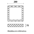 Plafon Led Blumenau Shine Pontilhado De Sobrepor 18w Bivolt B