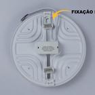 Plafon Led Borda Infinita Embutir / Sobrepor 24w Redondo Bran