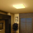 Plafon Led De Sobrepor Slim 38cmx38cm Bella Italia 220v