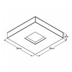 Plafon Led Domenica 4200k Bella Italia Branco