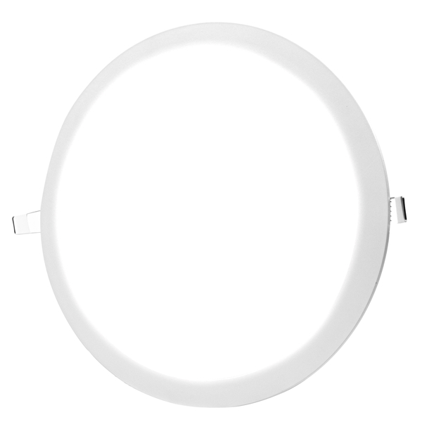 Plafon Led Painel Embutir 25w Redondo De Teto Branco Frio 650