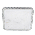 Plafon Shine LED Quadrado 280mm Acrílico Pontilhado 18W - Bi-Volt Temperatura de cor Ajustável