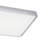 Plafon Led Quadrado Sobrepor Liora 30w Com Controle Remoto Bi