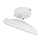 Plafon LED Redondo Branco 23cm Plástico e Aço Ret Hevvy