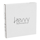 Plafon LED Redondo Branco 30cm Plástico e Aço Slin Hevvy