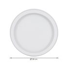 Plafon LED Redondo Branco 30cm Plástico e Aço Slin Hevvy