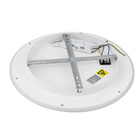 Plafon LED Redondo Branco 40cm Plástico e Aço Slin Hevvy