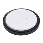 Plafon LED Redondo Preto e Dourado 41cm Plástico e Aço Montana Hevvy