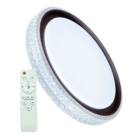 Plafon Led Redondo Sobrepor Íris 20w Com Controle Remoto Bivo