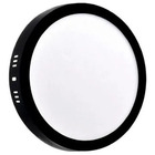 Plafon Led Sobrepor 12w 6500k Redondo Preto - Bellalux