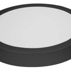 Plafon Led Sobrepor 12w 6500k Redondo Preto - Bellalux