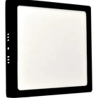 Plafon Led Sobrepor 24w 6500k Quadrado Preto Bivolt - Bellalux