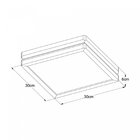 Plafon Led Sobrepor 30cmx30cm 3000k Teca Plus Bella Italia 11