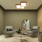 Plafon Led Sobrepor 40cmx40cm 3000k Teca Plus Bella Italia 11