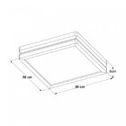 Plafon Led Sobrepor 50cmx50cm 6000k Teca Plus Bella Italia 22