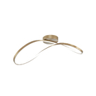 Plafon Led Taschibra Jakarta Luz Quente 3000k 40w Ouro Fosco