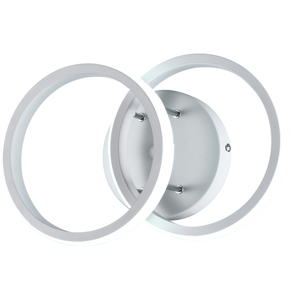 Plafon Led Taschibra Village Circle Luz Quente 3000k Branco