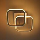 Plafon Led Taschibra Village Square Luz Quente 3000k Branco