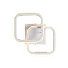 Plafon Led Taschibra Village Square Luz Quente 3000k Branco