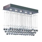 Plafon Llum Crystal Ball Transparente Gu10 Bivolt