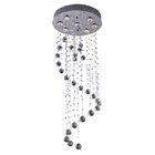 Plafon Llum Crystal Spiral Com 1,7 Metros Transparente Gu10 B