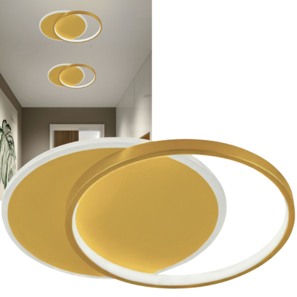 Plafon Luminária De Teto Arandela Parede Sobrepor Redonda 2 A