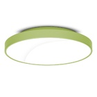 Plafon Luminária Sobrepor Redondo Moderno Verde 7653