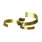 Plafon Lumix Ln1019 Dourado E27 Bivolt