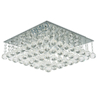 Plafon Lumix Ln146 50cm Quadrado Transparente G9