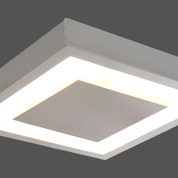 Plafon Luz Indireta Embutir Quadrado 4g9 35x35cm Real 201/35