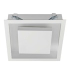 Plafon Luz Indireta Embutir Quadrado 4g9 40x40cm Real 201/40