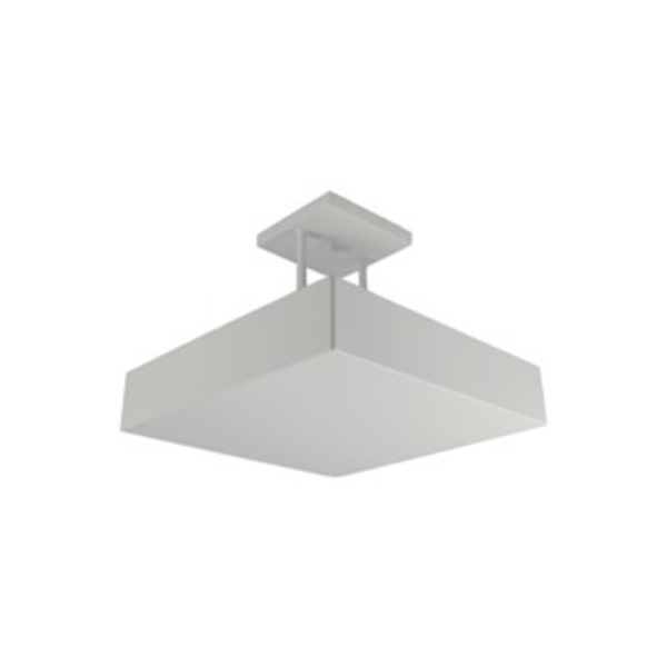 Plafon Luz Indireta Sobrepor 30x30cm C/ 4 Lâmpadas E27 Branco