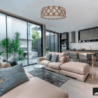 Plafon Madeira Diamante Redondo Freijó 50cm