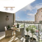 Plafon Madeira Netuno - 2 Luzes G9 Freijó