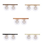 Plafon Madeira Netuno - 2 Luzes G9 Freijó