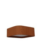 Plafon Madeira Quadrado Arredondado 30x30cm Mel