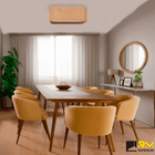 Plafon Madeira Quadrado Arredondado 35x35cm Freijó