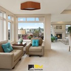 Plafon Madeira Quadrado Arredondado 35x35cm Mel