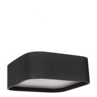 Plafon Madeira Quadrado Arredondado 35x35cm Preto