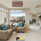 Plafon Madeira Quadrado Arredondado 60x60cm Imbuia