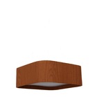 Plafon Madeira Quadrado Arredondado 60x60cm Mel