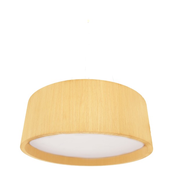 Plafon Madeira Redondo 35cm Marfim 110v/220v