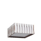 Plafon Madeira Ripado Quadrado Branco 40x40cm