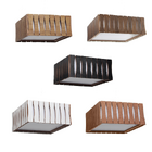 Plafon Madeira Ripado Quadrado Imbuia 50x50cm