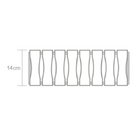 Plafon Madeira Ripado Quadrado Imbuia 50x50cm