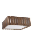 Plafon Madeira Ripado Quadrado Imbuia 60x60cm
