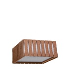 Plafon Madeira Ripado Quadrado Natural 30x30cm